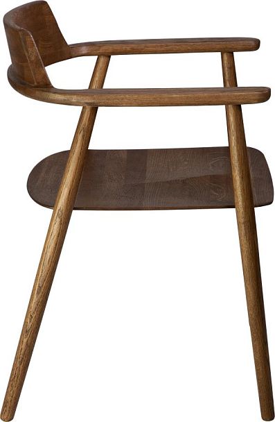 Кресло деревянное из массива дуба Сэн Дуб темный - Вид 3