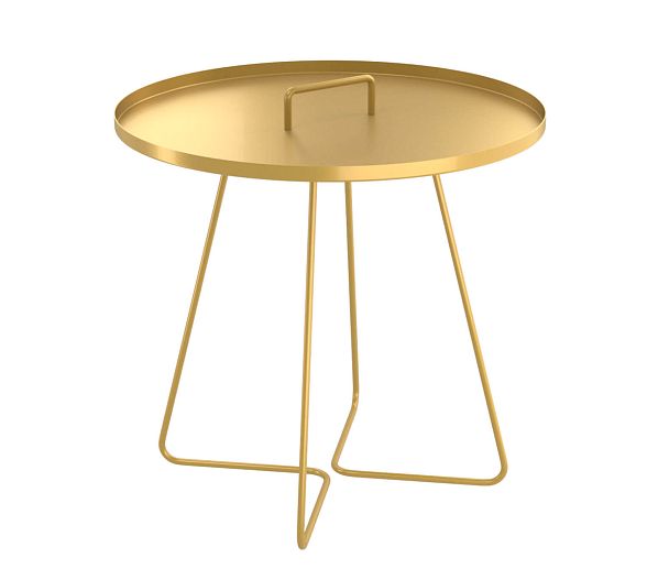 Столик журнальный Sheffilton SHT-CT42 античное золото - Вид 2