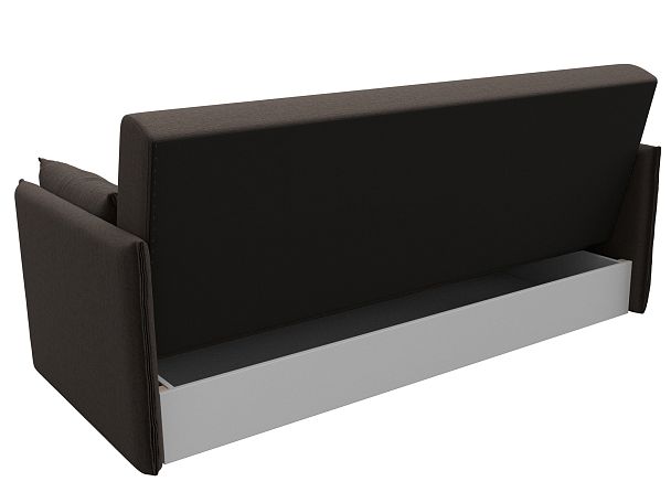 Диван-книжка Лига-018 Рогожка коричневый - Вид 6