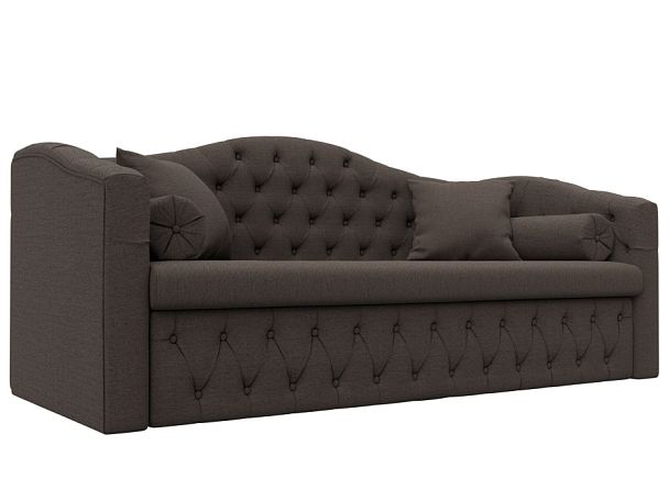 Диван детский прямой Мечта Рогожка коричневый - Вид 1