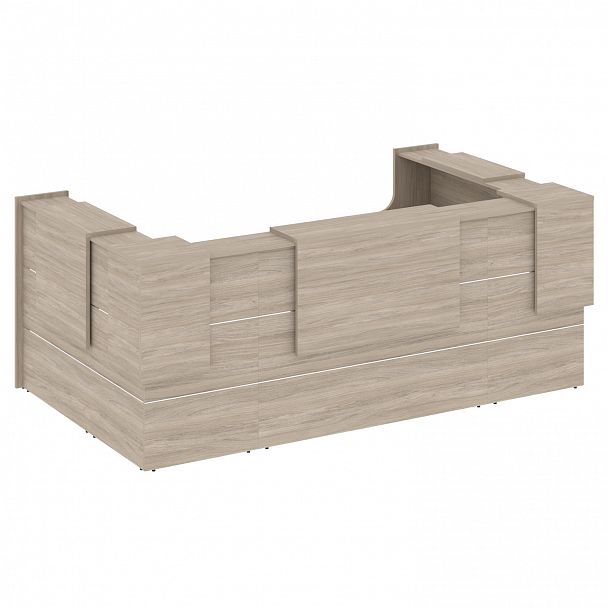 Ресепшн П-образный "Onix" O.R-K-36 дуб аттик - Вид 2