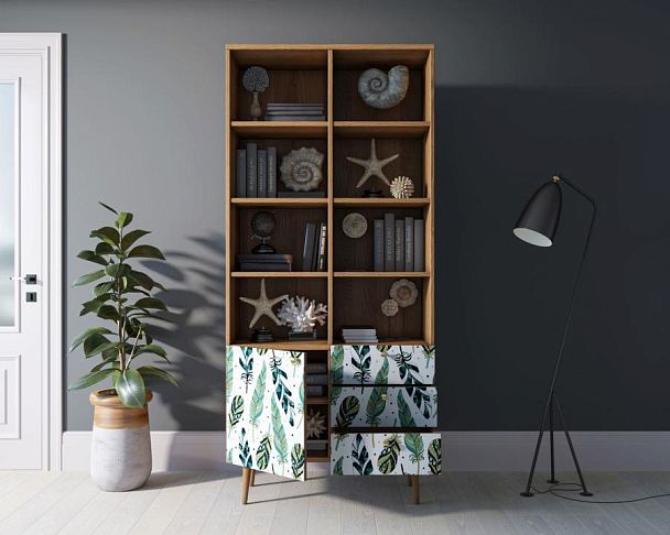 Стеллаж на комоде Berber принт 44 арт BB44/Print_44 - Вид 2
