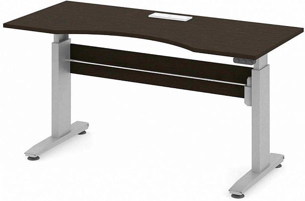 Стол офисный рабочий "Трансформер" ПК-ТРС-СТЭ180Х80КК/ЭРД-В1-179 дуб ферраре - Вид 1