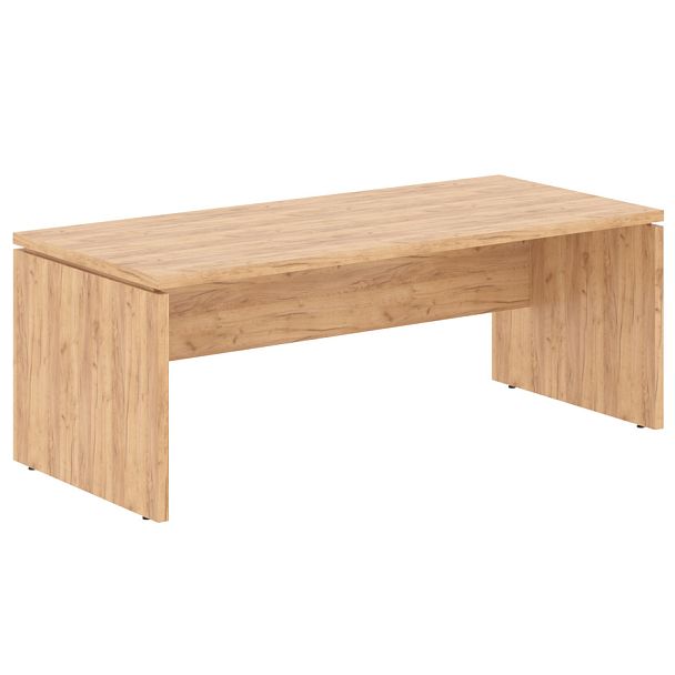 Стол руководителя TST 209 Дуб Бофорд Z 2000х900х750 TORR-Z - Вид 1