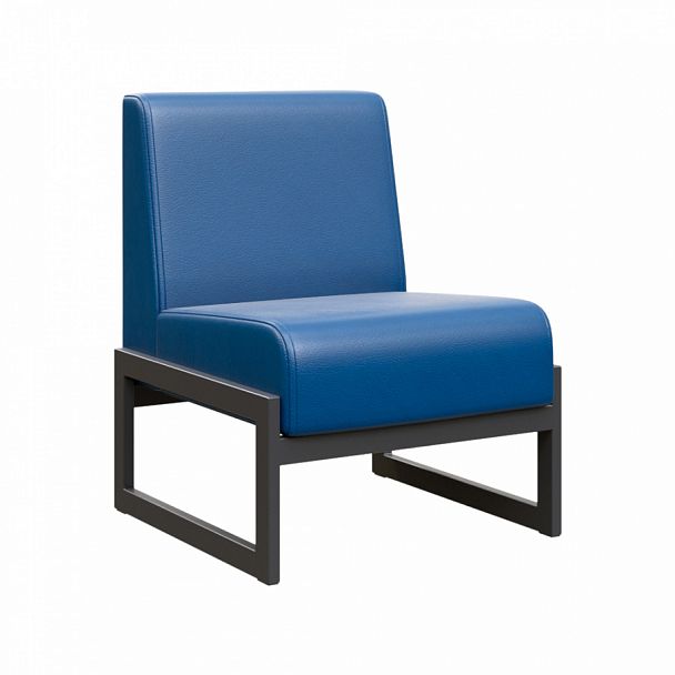 Диван одноместный "MODULE" MD.D1 Черный+синий - Вид 1