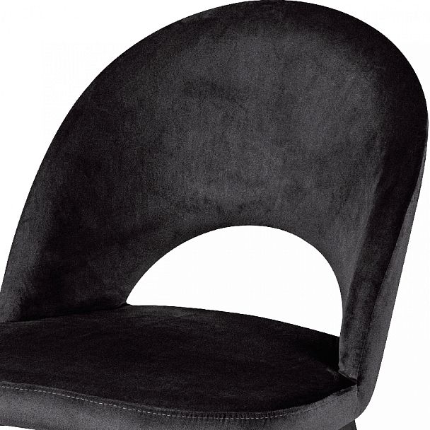 Стул кухонный Рэди черный велюр/черный - Вид 6