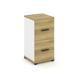 Concept Шкаф 1 узкая секция, 2 ниши CN.STU-212 B Дуб Винченцо/Белый Бриллиант/Металл Черный 420*420*818 - Фото предпросмотра