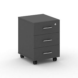 Fresco Тумба мобильная FRU.TM-2 Базальт UM/Хром 420*460*587 - Фото предпросмотра