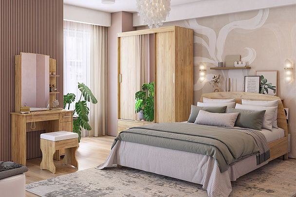 Виктория-1 Трюмо SPV-1.05.2553 дуб крафт золотой - Вид 5