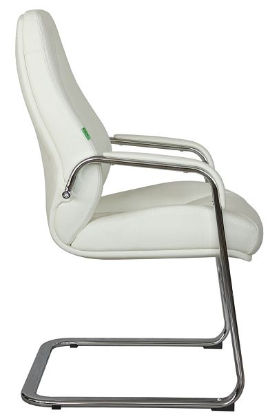 Кресло Orso-SF F385 нат.кожа белый (6207) - Вид 3