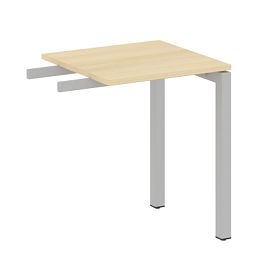 Metal System Quattro Приставной элемент на П-образном м/к 50БП.ПР-1 Акация/Серый металл 600*600*750 - Фото предпросмотра