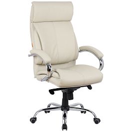 Кресло CHAIRMAN CH423, экокожа, бежевый - Фото предпросмотра