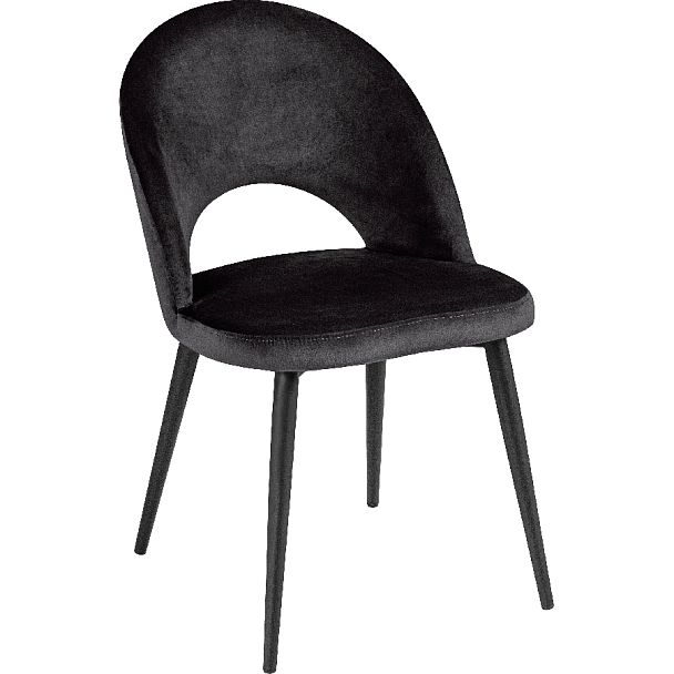 Стул кухонный Рэди черный велюр/черный - Вид 3