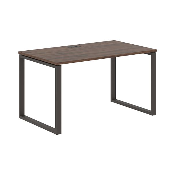 Стол прямой EQST 1380 Дуб Денвер тёмный/Мокко 1360х800х750 EDIS - Вид 1
