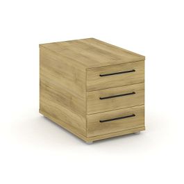 Rift Тумба опорная/приставная RF.TOP-001 Дуб Винченцо/Металл Черный 600*450*523 - Фото предпросмотра