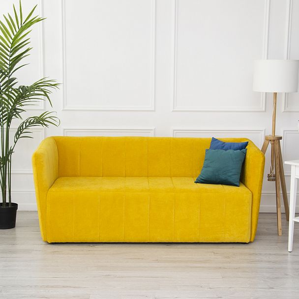 Диван Грейс, желтый велюр - Вид 7