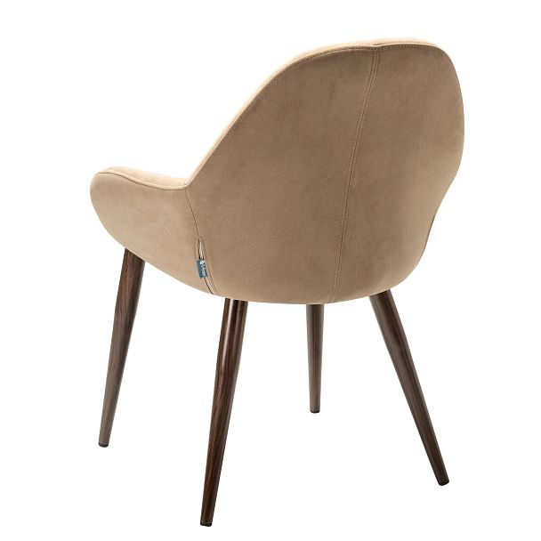 Кресло Kent Diag beige/т.орех - Вид 4