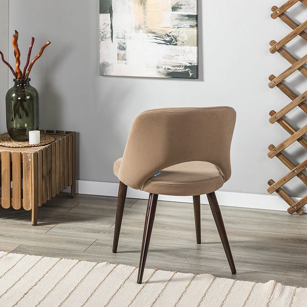 Стул Lars Diag beige/т.орех - Вид 9