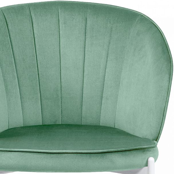 Стул кухонный Миэль мятный велюр/белый - Вид 7