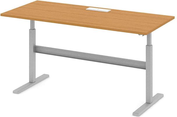 Стол офисный рабочий "Трансформер"  ПК-ТРС-СТ180Х80КК/МРМ-В1-24 ольха - Вид 1