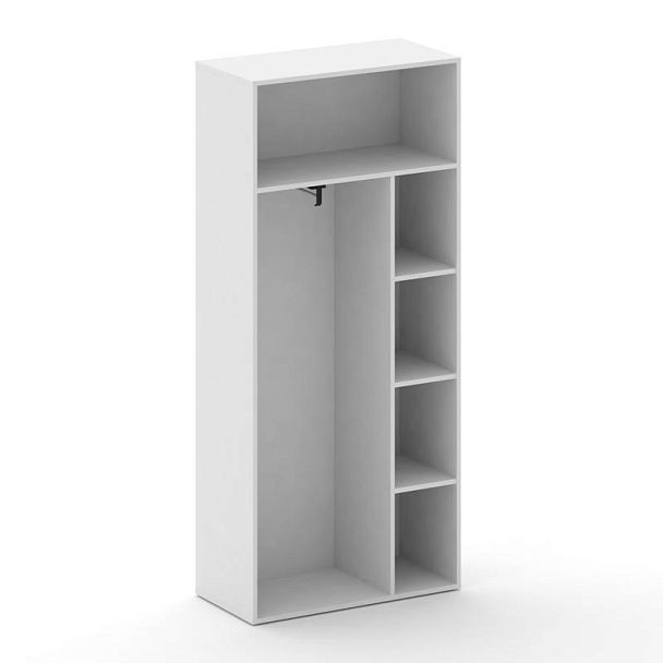 Cross Гардероб широкий CRF.GB-201 (L) Белый F/Белый Бриллиант UM 896*460*2000 - Вид 2