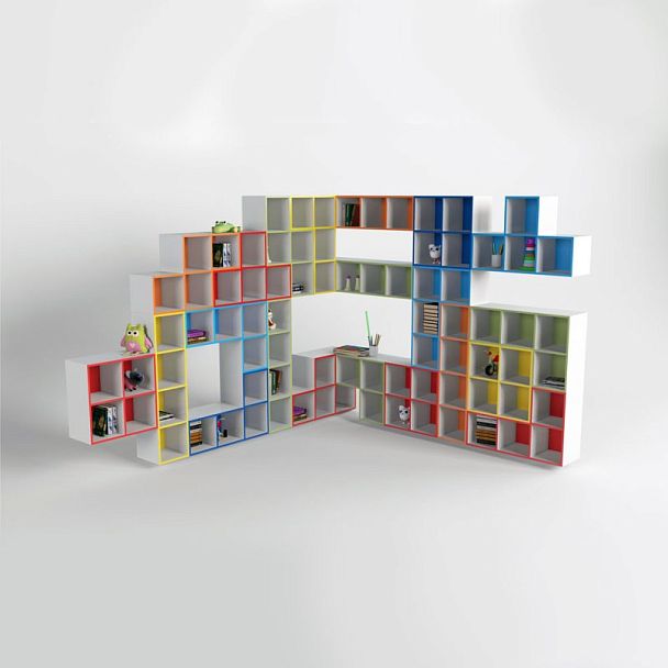 Модуль-полка КВАДРАТ-ТЕТРИС - Вид 2