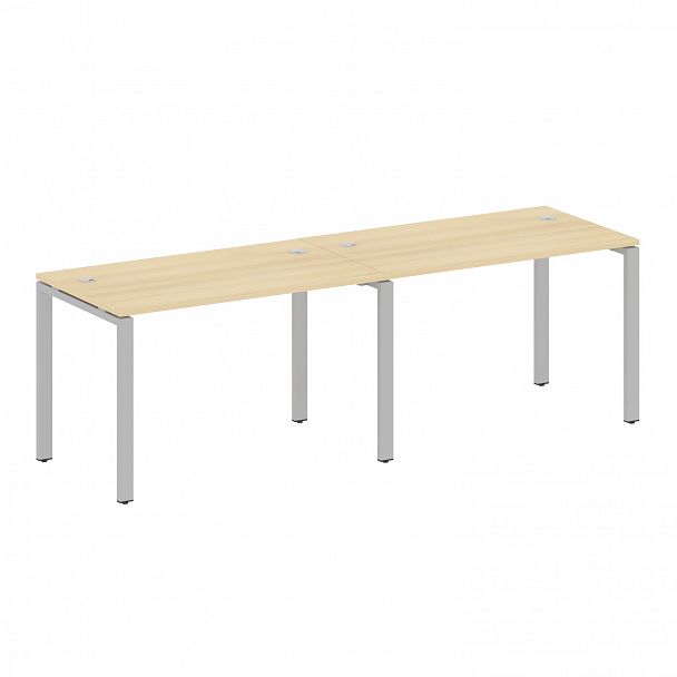 Рабочая станция "Metal System" БП.СМ-2.2 акация/серый - Вид 1