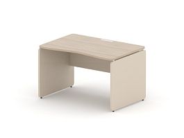 RAC002-12x8 ACCORD Стол симметричный, без заглушек 1200х800х735 Сосна Аланд/Кашемир - Фото предпросмотра