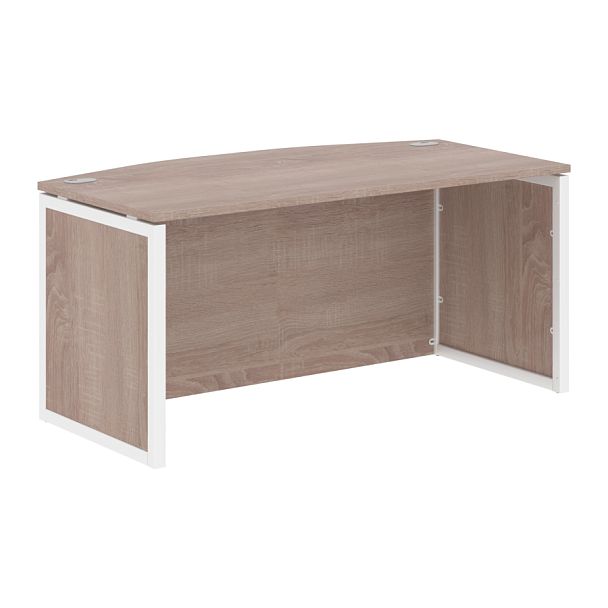 Стол руководителя XQPET 169H Дуб Сонома/Белый 1600х867х750 XTEN-QP - Вид 1
