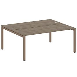 Metal System Quattro Р. ст. на П-образном м/к 50БП.РАС-СП-2.5 Вяз/Мокко металл 1800*1475*750 - Фото предпросмотра