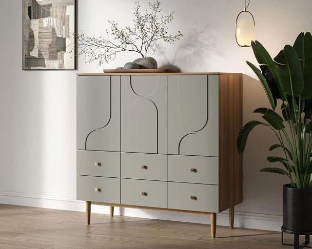 Комод с тремя дверками и шестью ящиками Arka AR18-F2 - Вид 3