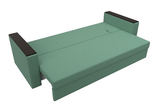 Диван прямой Атланта Лайт без стола Рогожка зеленый - Вид 8