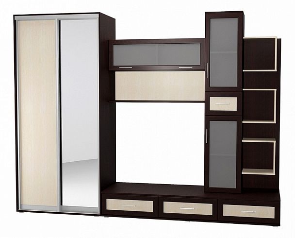 Стенка для гостиной Мебелайн-15 - Вид 1