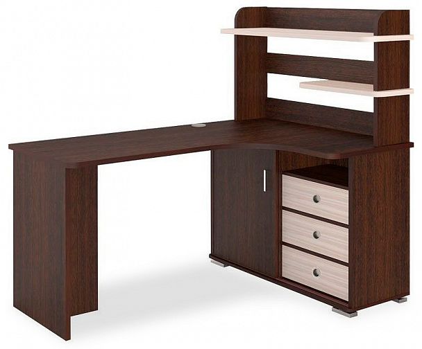 Стол компьютерный Домино СР-165 Венге/Карамель правый - Вид 1