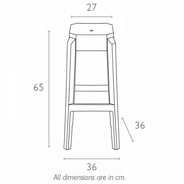 Табурет барный Fox - Вид 3