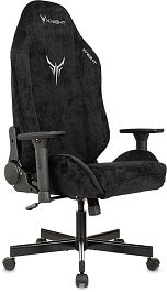 Кресло игровое Knight N1 Fabric черный Light-20 с подголов. крестов. металл - Фото предпросмотра