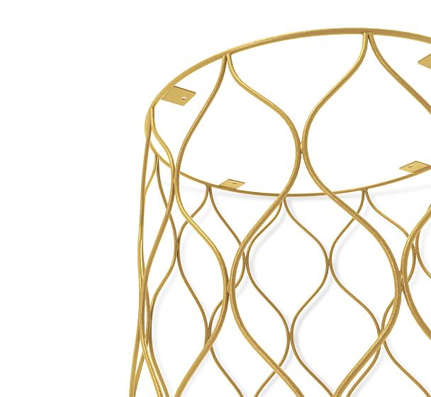 Столик журнальный Sheffilton SHT-TU49/TT32 60 СТЕКЛО/МДФ золото/лазурно голубой - Вид 8