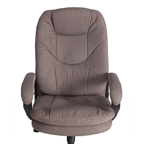 Кресло Комфорт Лт/Comfort Lt (22), ткань рогожка Nice, мокко (серо-бежевая) - Вид 6