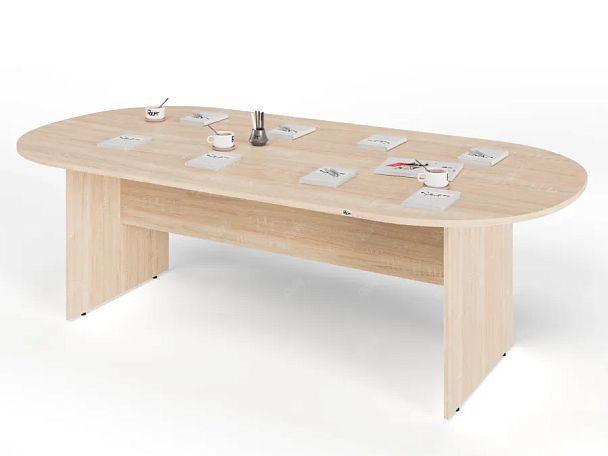 ЛАЙТ / LIGHT RLG010-24x12 Конференц-стол 240x120x75 Дуб Сонома - Вид 3