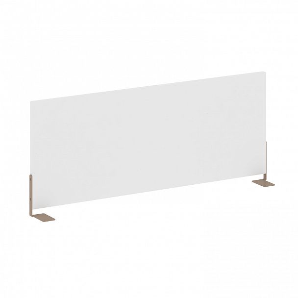 Экран боковой "Metal System" Б.ЭКР-90 белый/мокко - Вид 1