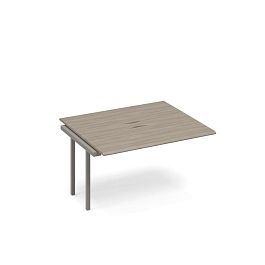 Секция стола для переговоров с кабель-каналом METAL Time metal ТМ М1 154-1 вяз либерти - Фото предпросмотра