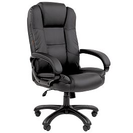 Кресло CHAIRMAN 600, экокожа, черный - Фото предпросмотра