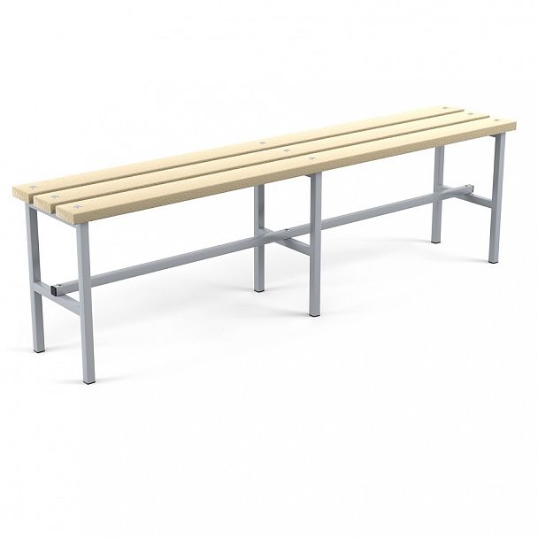 Скамейка с полимерным сиденьем 1500 - Вид 1