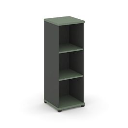Concept Стеллаж 1 узкая секция, 3 ниши CN.STU.E-310 Кобо/Антрацит/Металл Антрацит 420*420*1186 - Фото предпросмотра