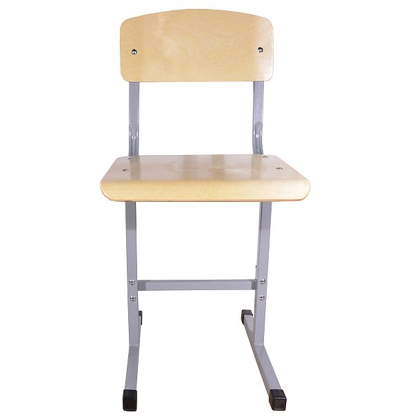 Стул ученический нерегулируемый "Умник", 380х480х800 мм, рост 6, серый каркас - Вид 3
