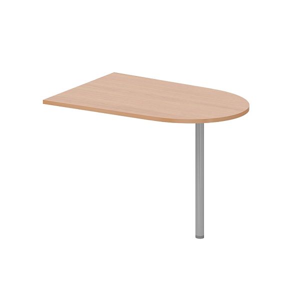 Столы приставные "Компьютерные столы"  ПК-АРМ-СТП110Х75-В2-24 ольха шагрень - Вид 1