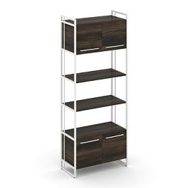 Rift Шкаф 5 ниш широкий RF.SS-54 Дуб Мали/Металл Белый 798*396*2010 - Фото предпросмотра