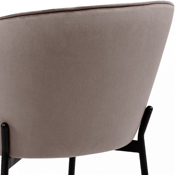 Комплект кухонных стульев Миэль мокко велюр/черный, 2 шт. - Вид 10