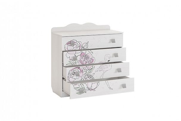 Фэнтези Комод MDF-06.1747 белый рамух - Вид 2