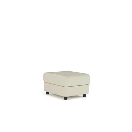 Стол журнальный со стеклом Матрикс экокожа светло-бежевая CN1112 - Фото предпросмотра